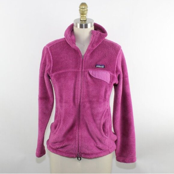 Patagonia Fleece Jacket (Dark Fuschia) - Picture 1 of 5